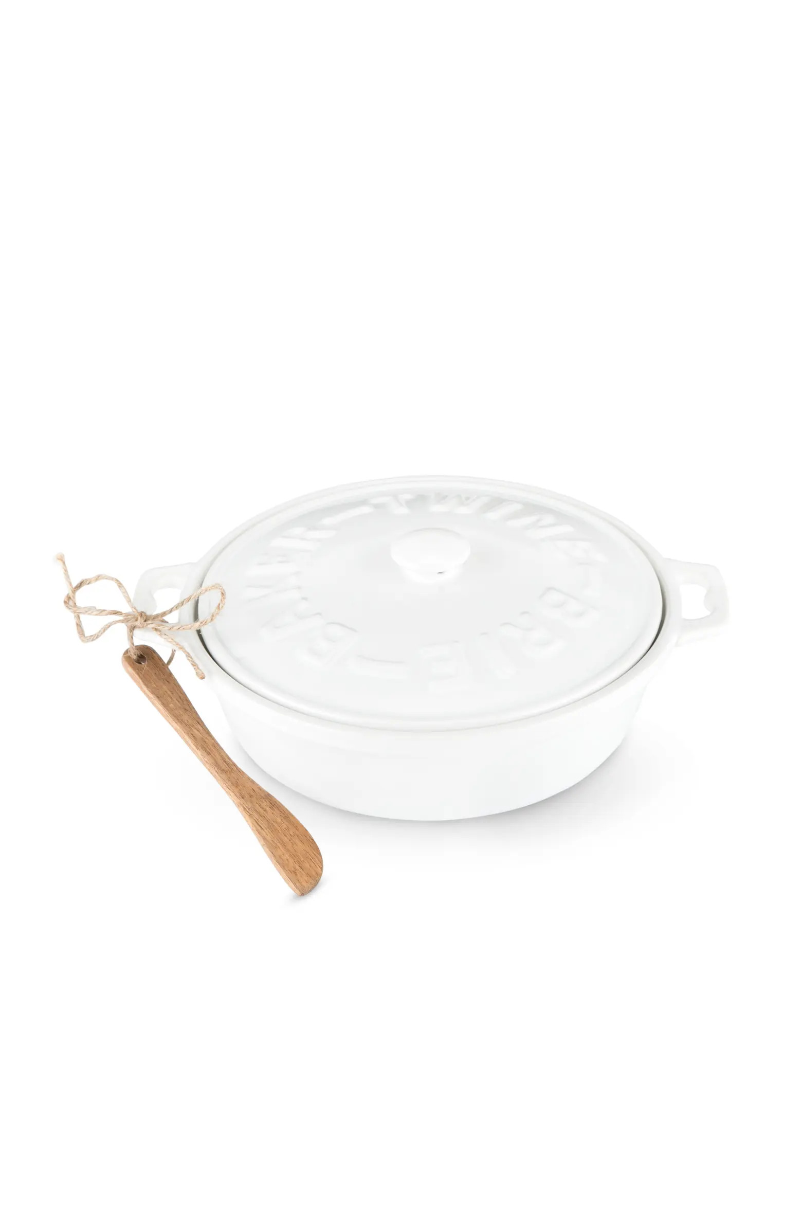 TWINE Ceramic Brie Baker & Wood Spreader Set | Nordstrom | Nordstrom