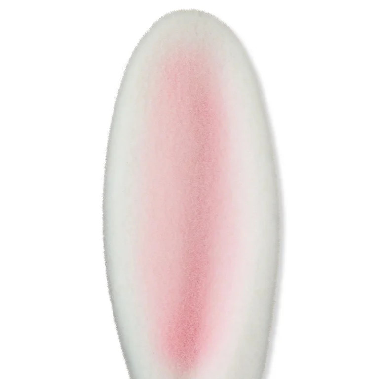 Flocked Bunny Ear Floral Picks, White and Pink, 12.5", 2 Count, Easter by Way To Celebrate | Walmart (US)