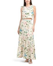 Linen Blend Skirt Set | TJ Maxx