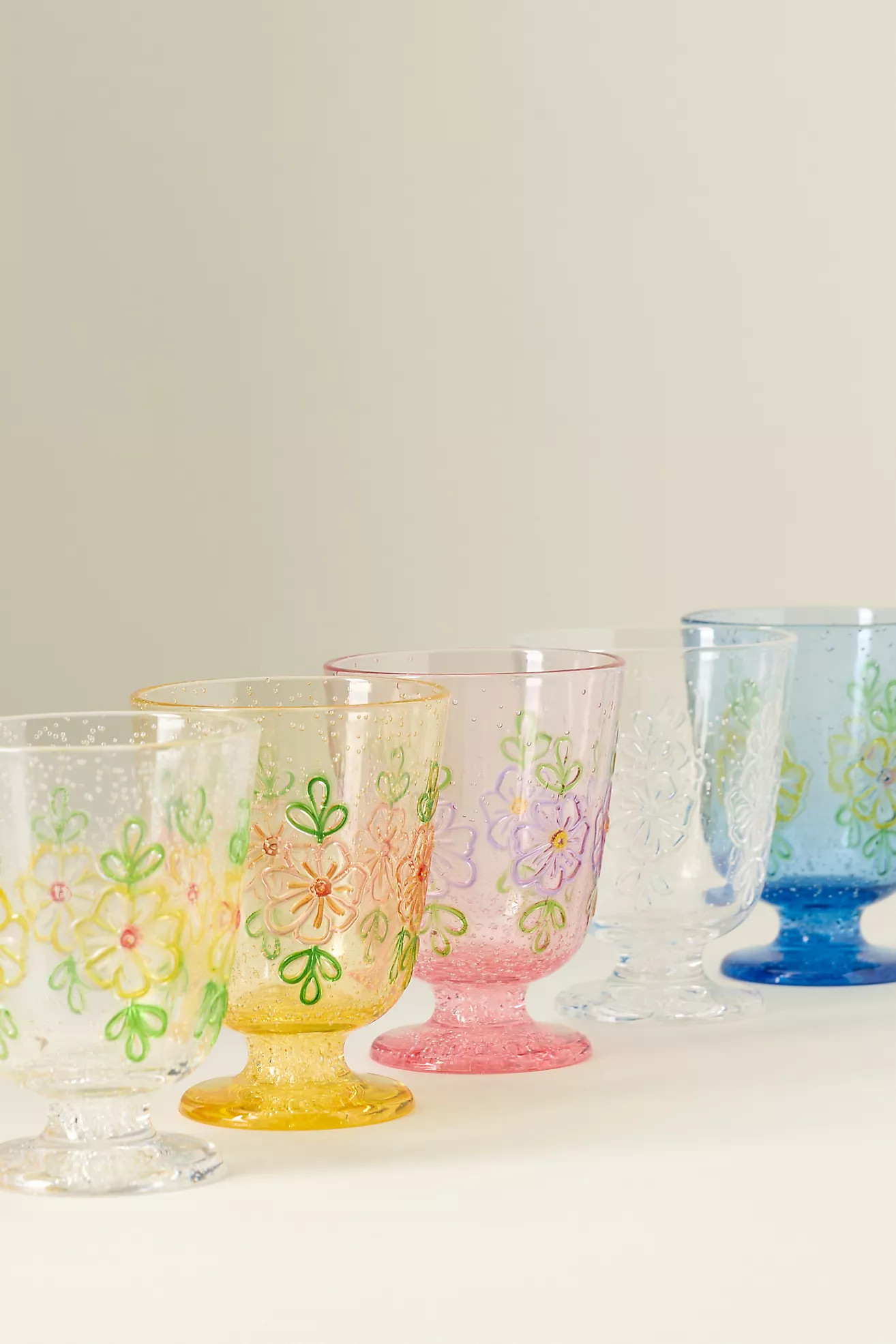 Marta Acrylic Goblets, Set of 2 | Anthropologie (US)
