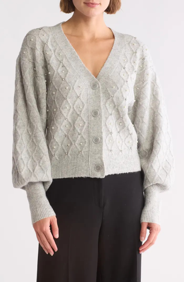 Imitation Pearl Cardigan | Nordstrom Rack
