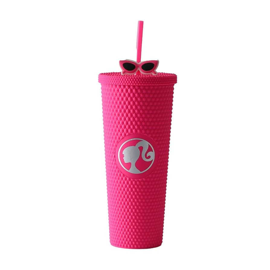 MINISO Barbie Collection Studded Tumbler with Straw (700mL), Fashionable and Functional Drinkware... | Amazon (US)
