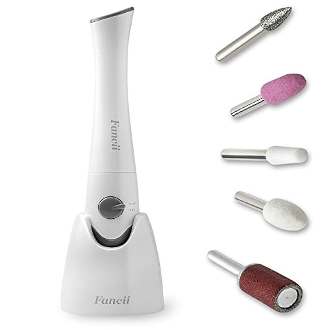 Fancii Professional Electric Manicure & Pedicure Nail File Set with Stand - The Complete Portable Na | Amazon (US)