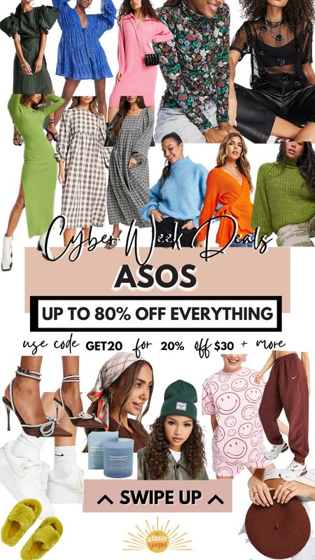 Asos is 80% off + another 20% off orders of $30+

I’ve rounded up my top picks from shoes, dresses, sweaters, lounge, and more all with good stock.



#LTKHoliday #LTKGiftGuide #LTKCyberweek