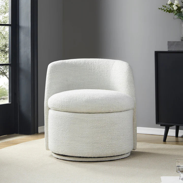 Jolie Swivel Accent Chair|Plush Comfort, Effortless Style | Chita
