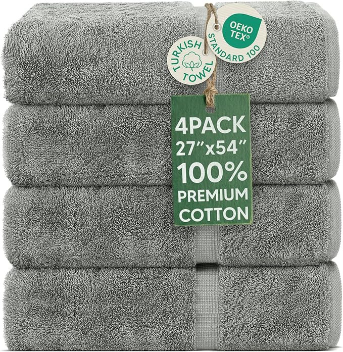 Chakir Turkish Linens | Hotel & Spa Quality 100% Cotton Premium Turkish Towels | Soft & Absorbent... | Amazon (US)