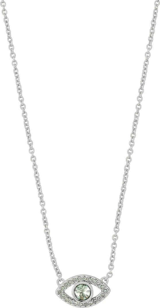 Kurt Geiger London Pavé Evil Eye Pendant Necklace | Nordstrom | Nordstrom