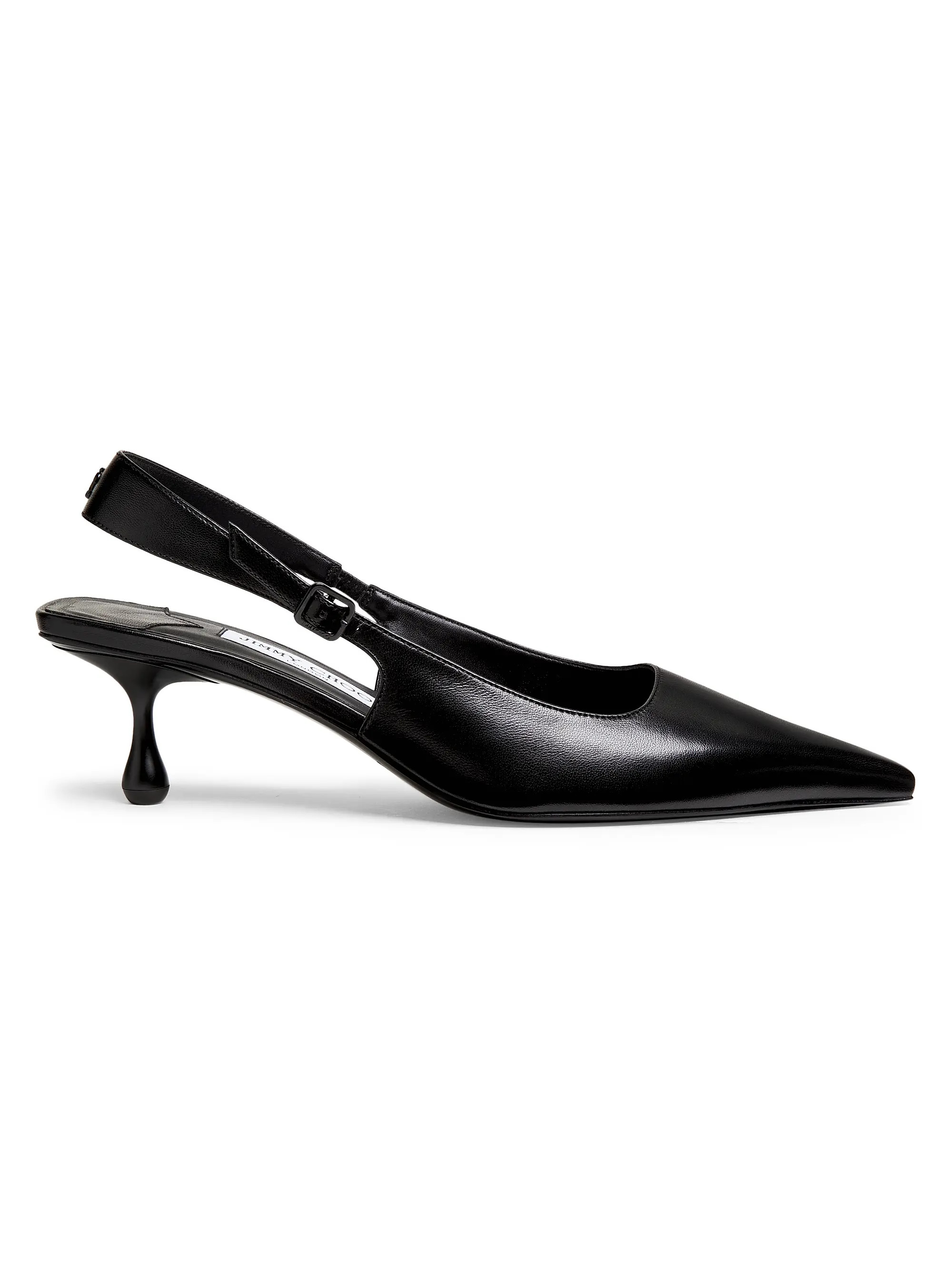 Jimmy ChooAmel 50MM Leather Slingback Pumps | Saks Fifth Avenue