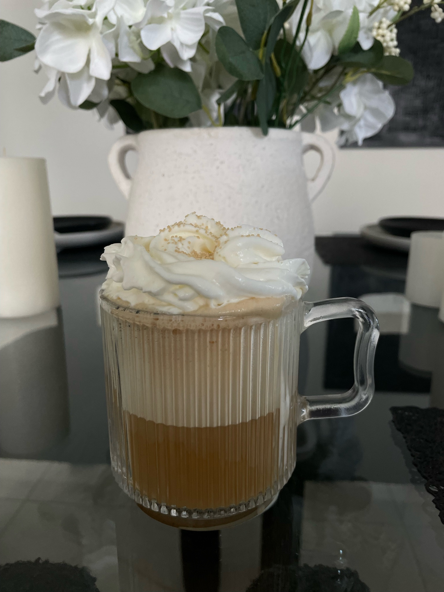 Pumpkin Spice Latte anyone? Who’s ready for fall? Check out my coffee bar must haves! 🤍✨🍂🍁☕️ #fall #coffeebar #amazonfind #elegant #seasonal #pumpkinspice 

#LTKhome #LTKFind #LTKSeasonal