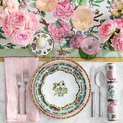 Famille Rose Scalloped Appetizer Plates | Williams-Sonoma