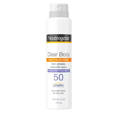 Neutrogena Clear Body Spray - SPF 50 - 5 fl oz | Target