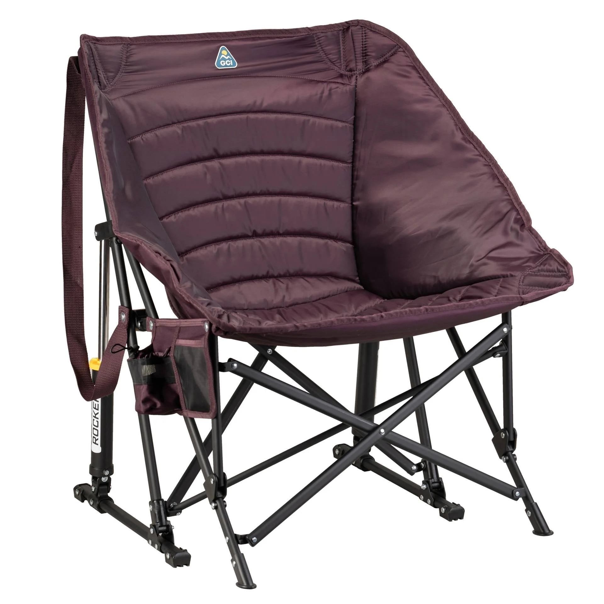 GCI Outdoor Puff Rocker Foldable Insulated Rocking Camp Chair, Amethyst - Walmart.com | Walmart (US)