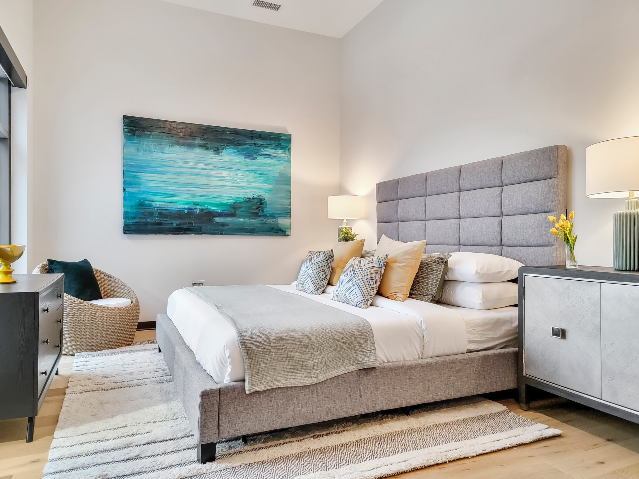 The bedroom you can’t wait to get home to 🩵 Shop today for the look

#LTKhome #LTKSeasonal #LTKstyletip
