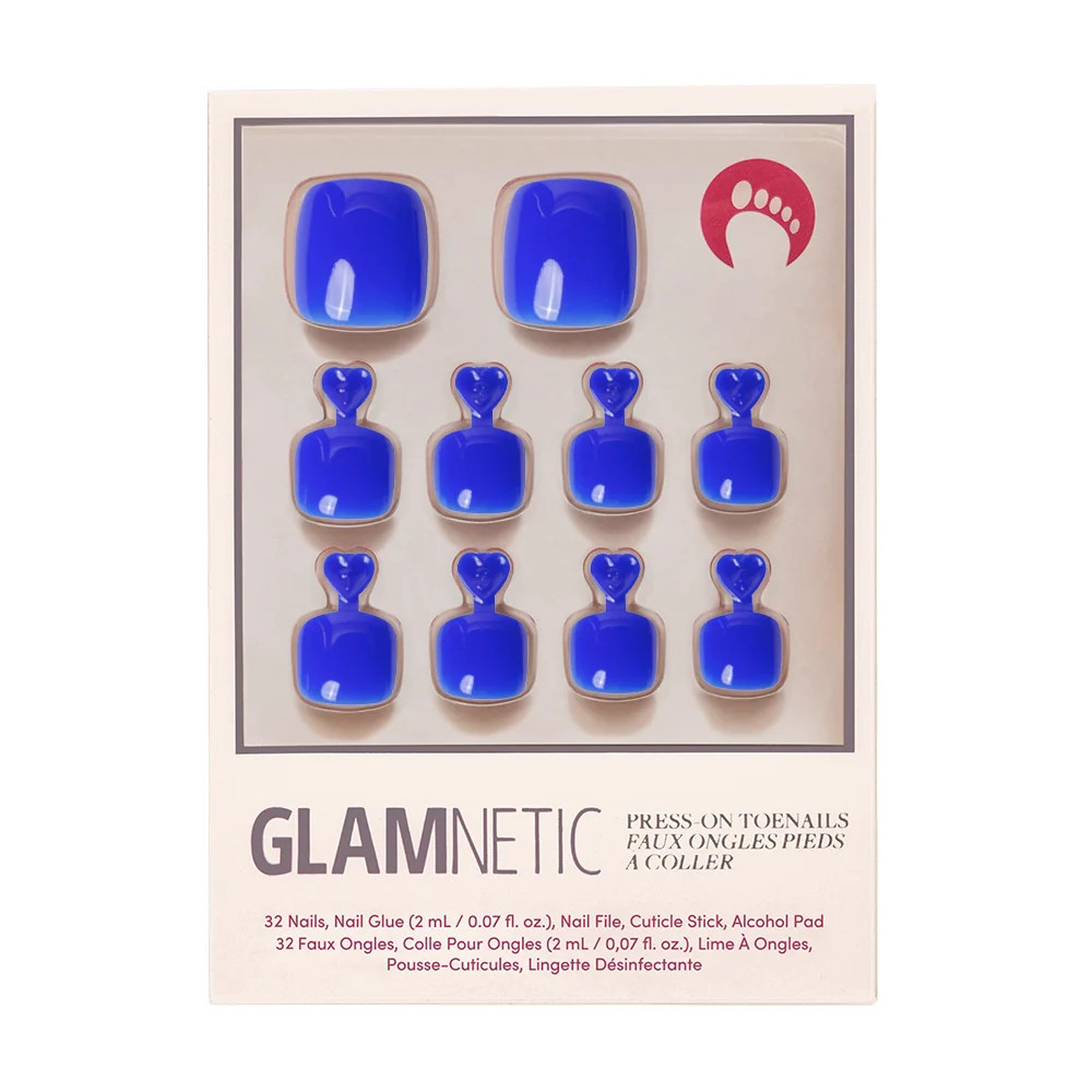 Cobalt Blue Toenail | Glamnetic