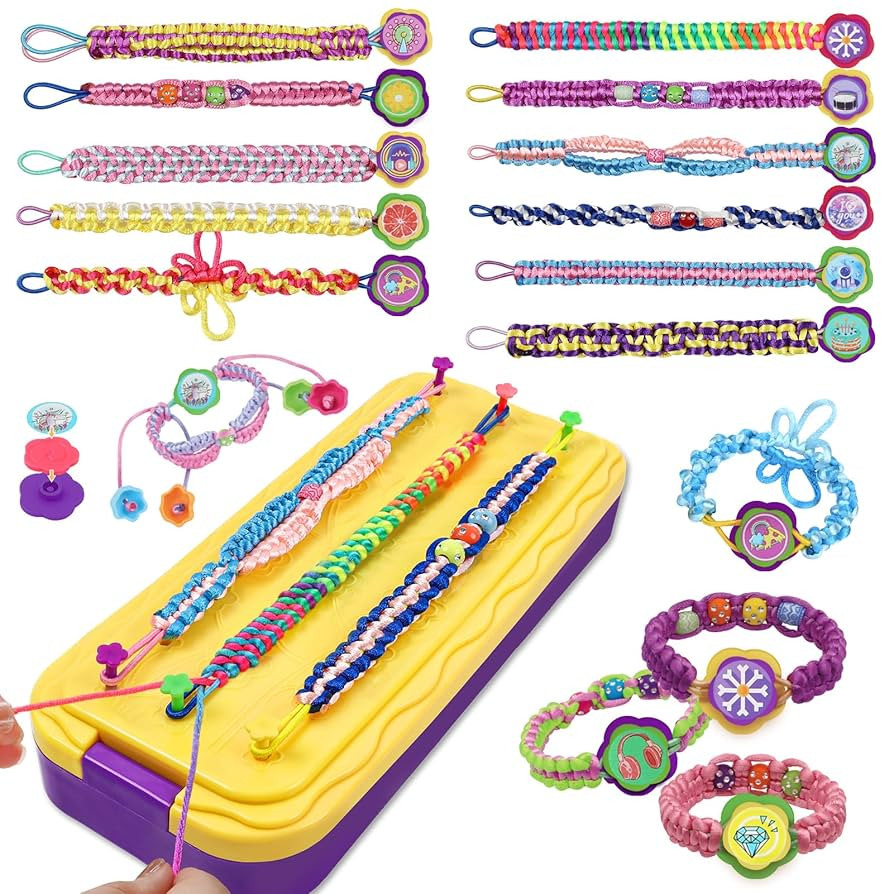 DDAI Arts and Crafts for Kids Age 8-12 Friendship Bracelet Making Kit for Girls - Best Birthday G... | Amazon (US)