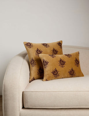 Montreal Velvet Pillow, Sand | Lulu and Georgia 