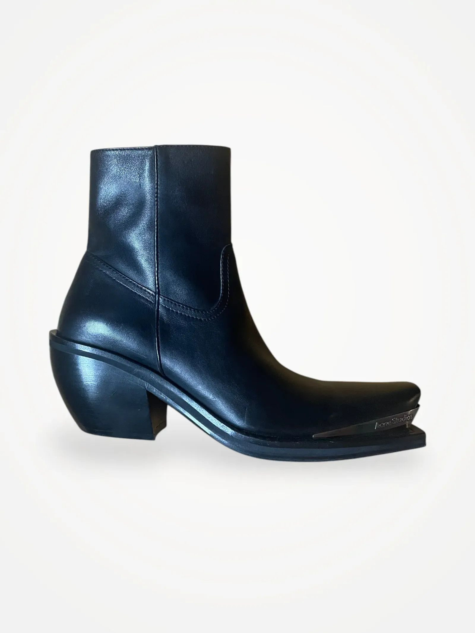 Acne Studios Acne Studios Black Leather Boots Boots | Grailed | Grailed