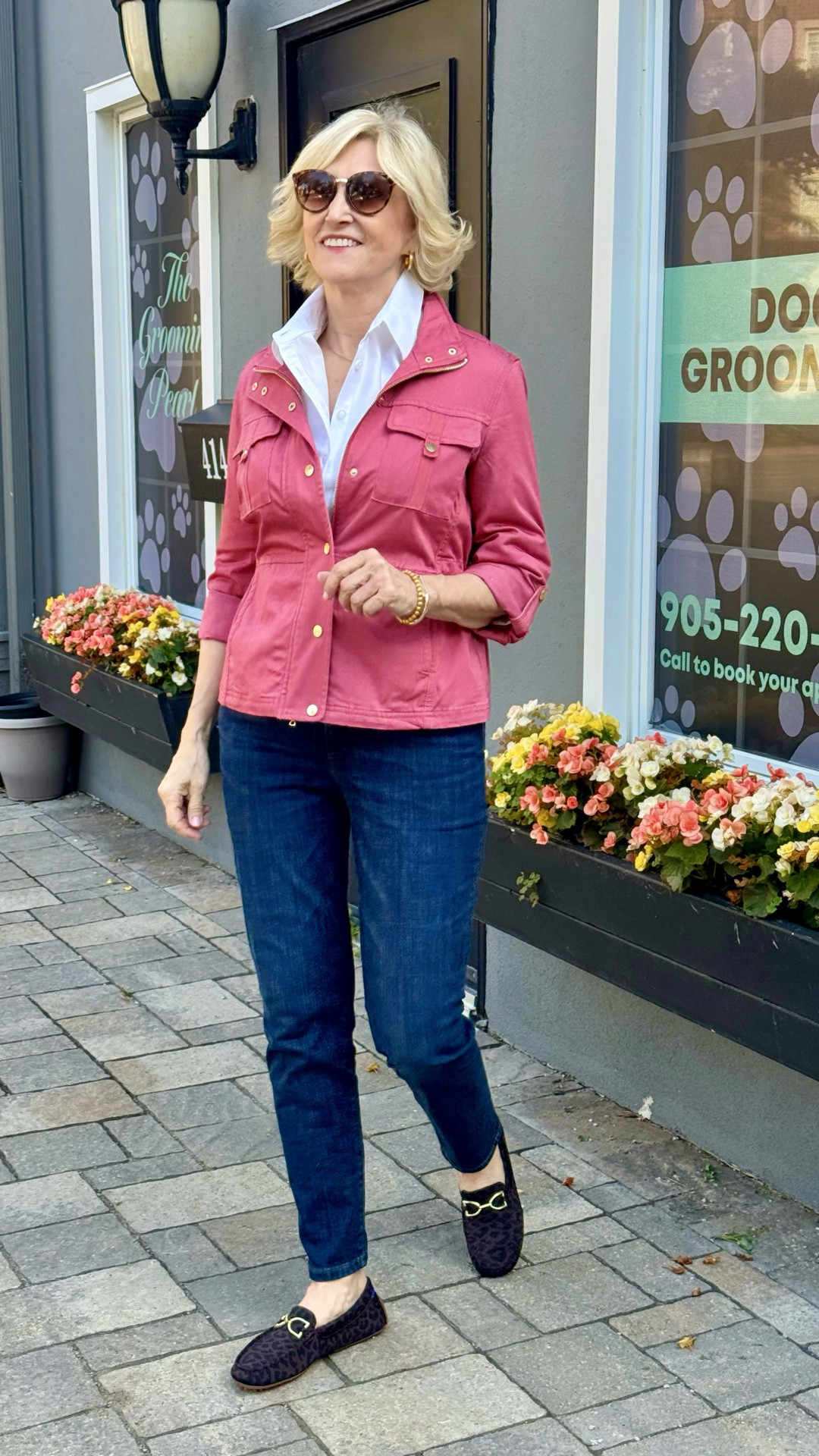 Pink is always a good idea! 💕 I’m loving this bright pink jacket from Chico’s paired with a crisp white shirt and classic denim. Add a pair of chic loafers and sunnies, and you’ve got an effortless look that feels polished but still relaxed.

One of those outfits that makes getting dressed feel easy! ✨

#LTKOver40 #LTKSeasonal #LTKootd