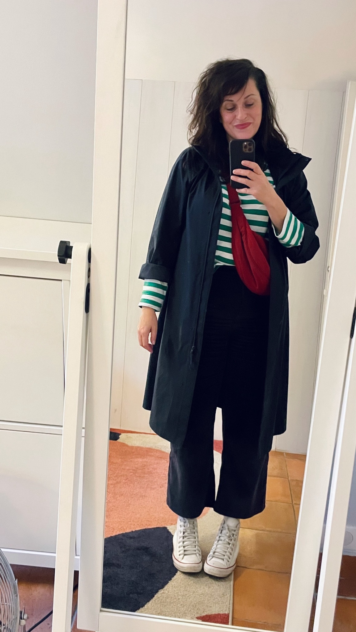 • Navy Blocktech parka #uniqlo (linked)
• Striped top #monki (similar, linked)
• Corduroy wide leg crop #monoprix (linked)
• Burgundy fanny pack #uniqlo (linked)
• White leather Chuck Taylor #converse 
• « Bêtise » Bisou Balm #Violette_Fr (linked)


#LTKfrance #LTKmidsize #LTKautumn