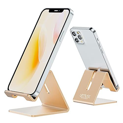 Desk Cell Phone Stand Holder Aluminum Phone Dock Cradle for iPhone 13 12 11 Pro Xs Max Xr X 8 7 6 6s | Amazon (US)