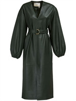 VIVIAN LEATHER DRESS W/ BELT | Luisaviaroma