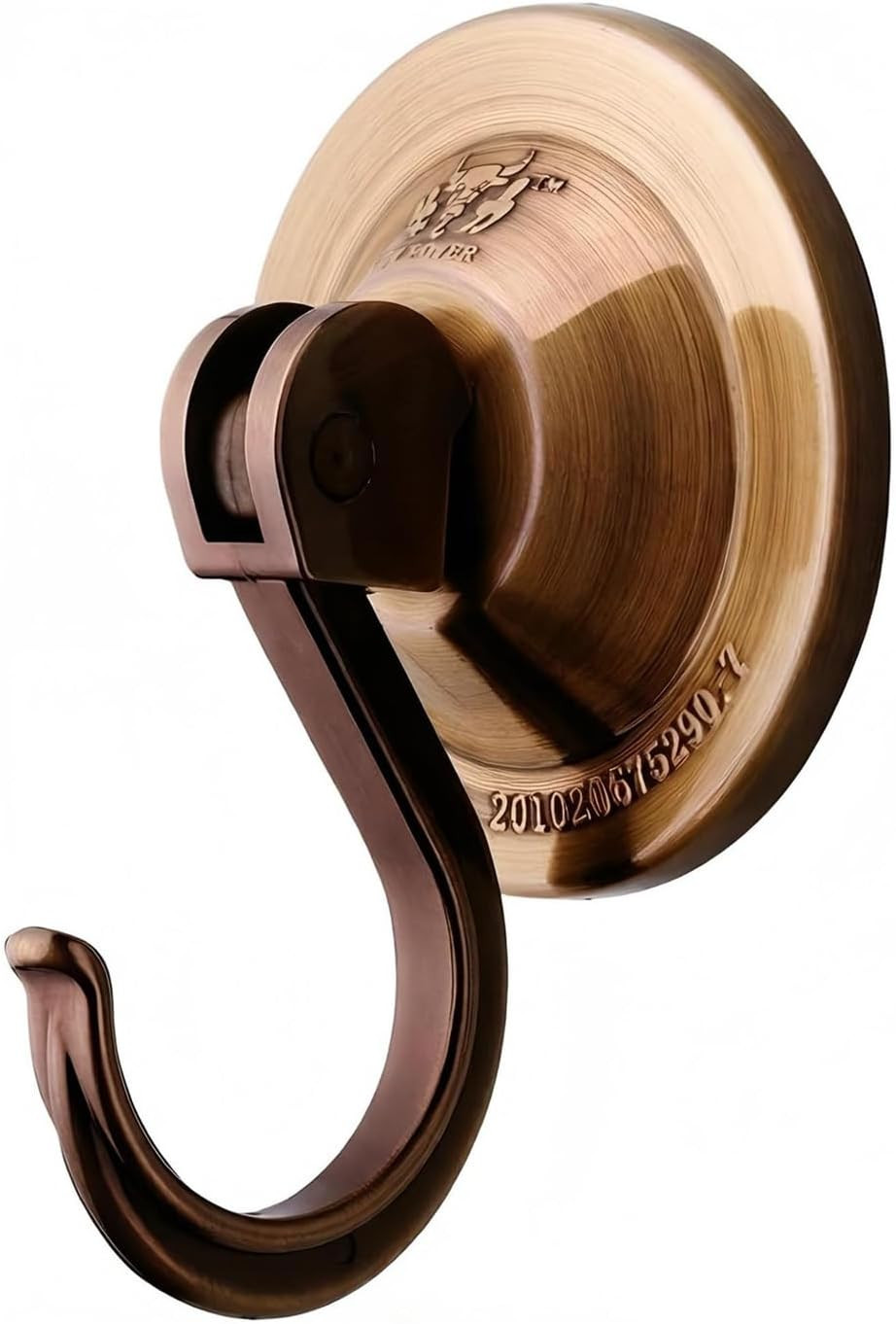 4-Pack Suction Cup Hooks & Wreath Hangers, Antique Gold | Amazon (US)