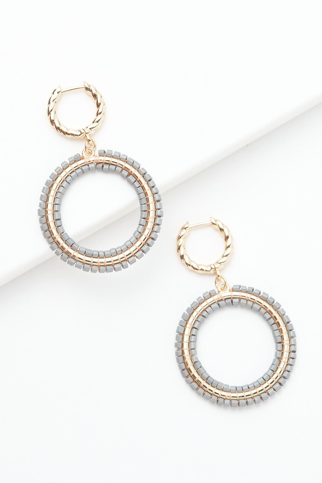 EVEREVE Micah Beaded Front Circle Earrings | EVEREVE | Evereve