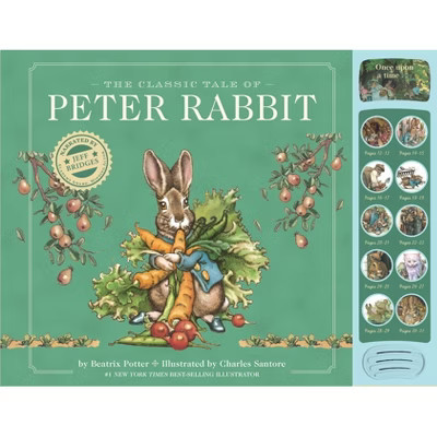 The Classic Tale of Peter Rabbit - (Charles Santore Children's Classics) by  Beatrix Potter (Hardcover) | Target
