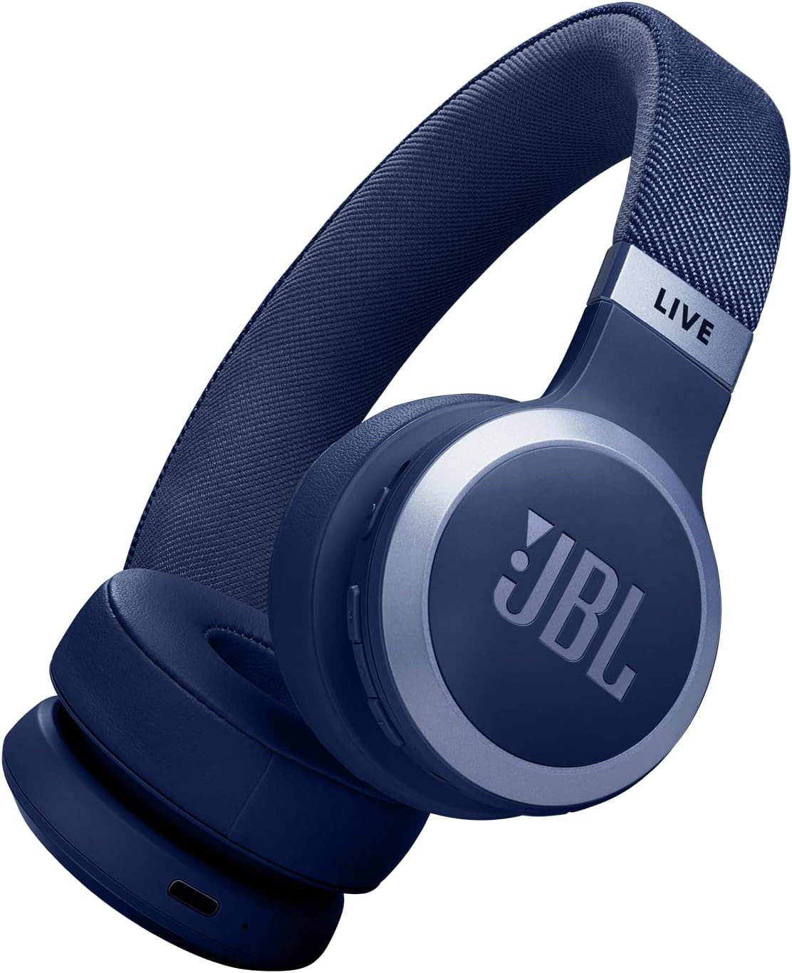 JBL Live 670NC Wireless On-Ear Headphones, Adaptive NC - Blue | Amazon (US)