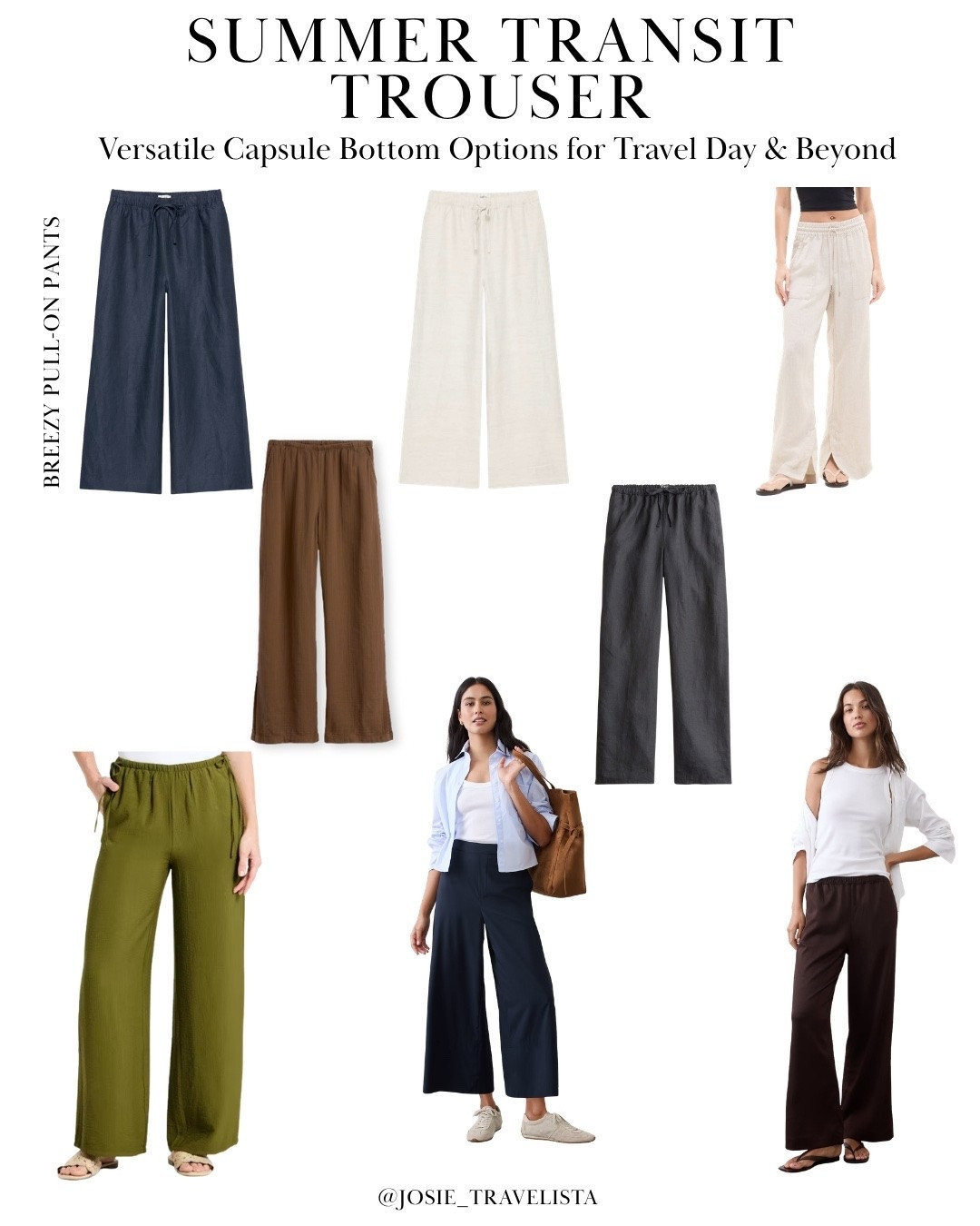 The hardest-working bottoms in my summer carry-on. These Summer Transit Trouser picks go from the airport to sightseeing, aperitivo, and beyond.

#LTKOver40 #LTKTravel