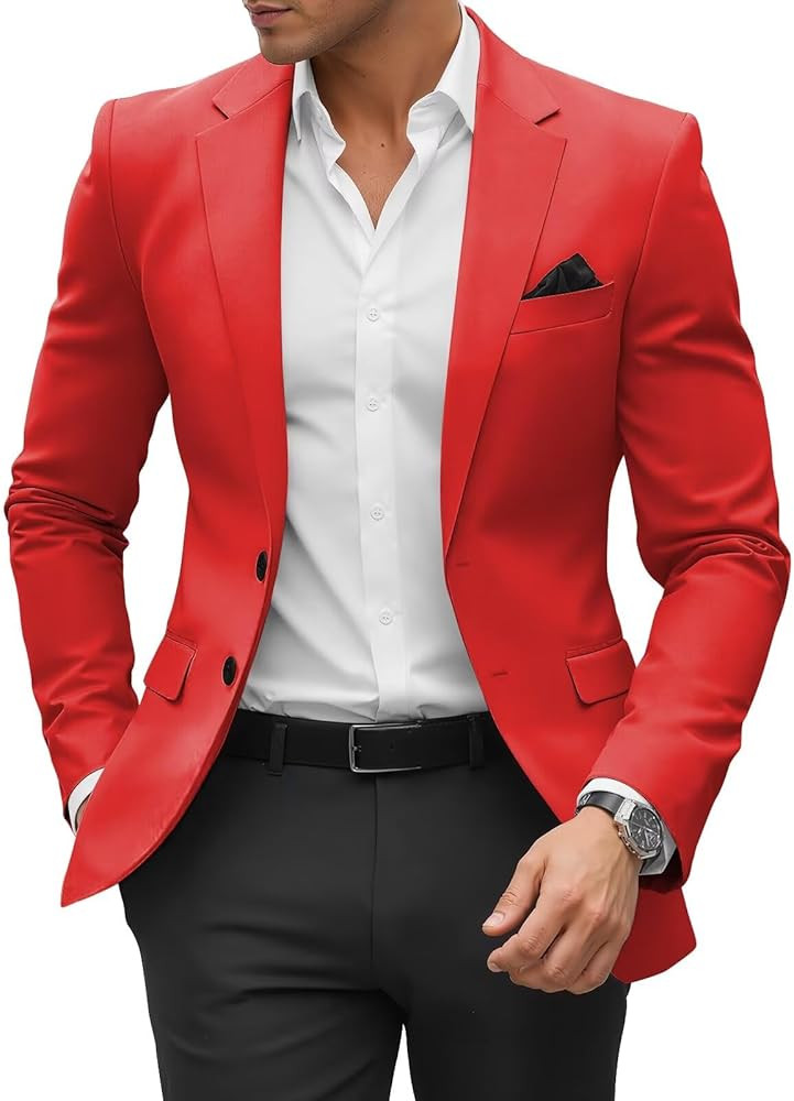 SHUZHXLZANGY Mens Blazers and Sport Coats Slim Fit Jackets for Men Casual Blazer Suit Formal Busi... | Amazon (US)