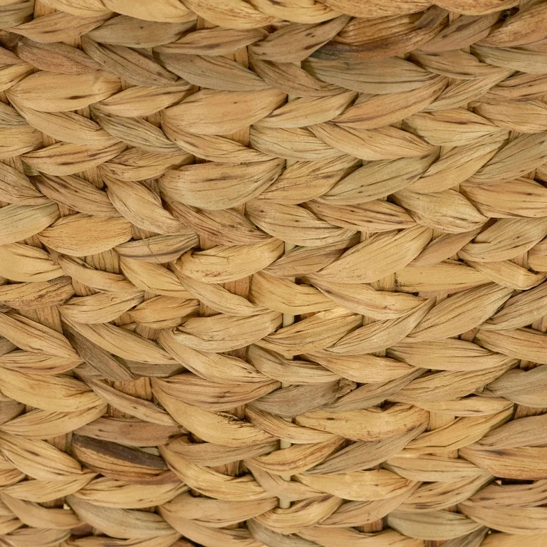 Household Essentials Large Wicker Storage Basket, Floor Basket with Braided Handles, Handwoven Wa... | Walmart (US)