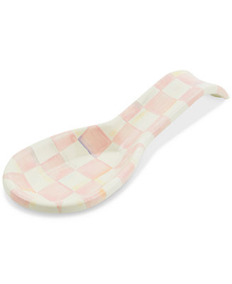 Mackenzie-Childs Rosy Check Spoon Rest - Macy's | Macy's