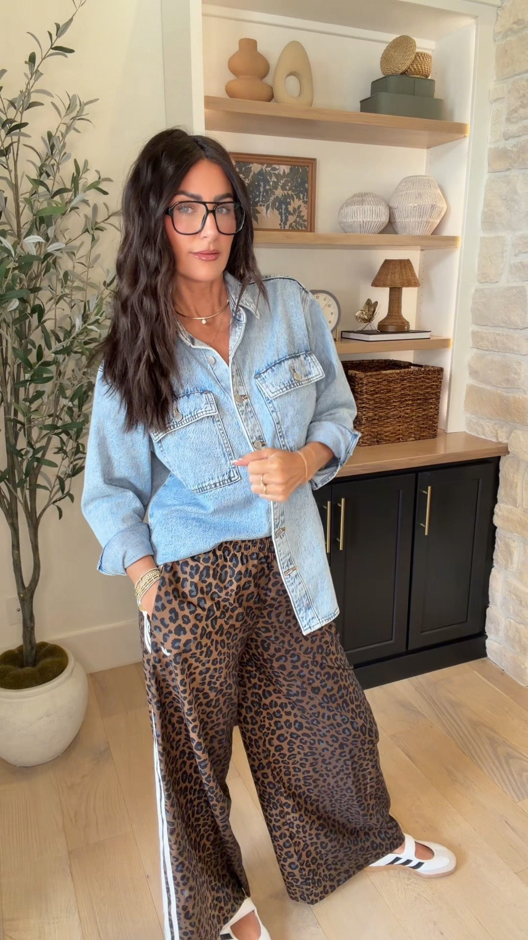 Elevated casual / leopard track pants 

#LTKdayinmylife #LTKootd #LTKgrwm