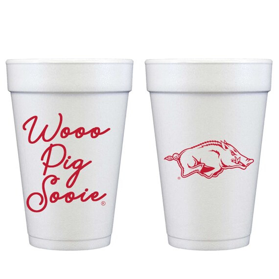 Ready to Ship Foam Cup 10 Pack arkansas Razorback Football - Etsy | Etsy (US)