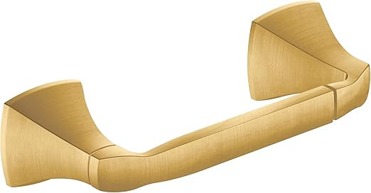 Moen YB5108BG Voss Collection Pivoting Toilet Paper Holder, Gold | Amazon (US)