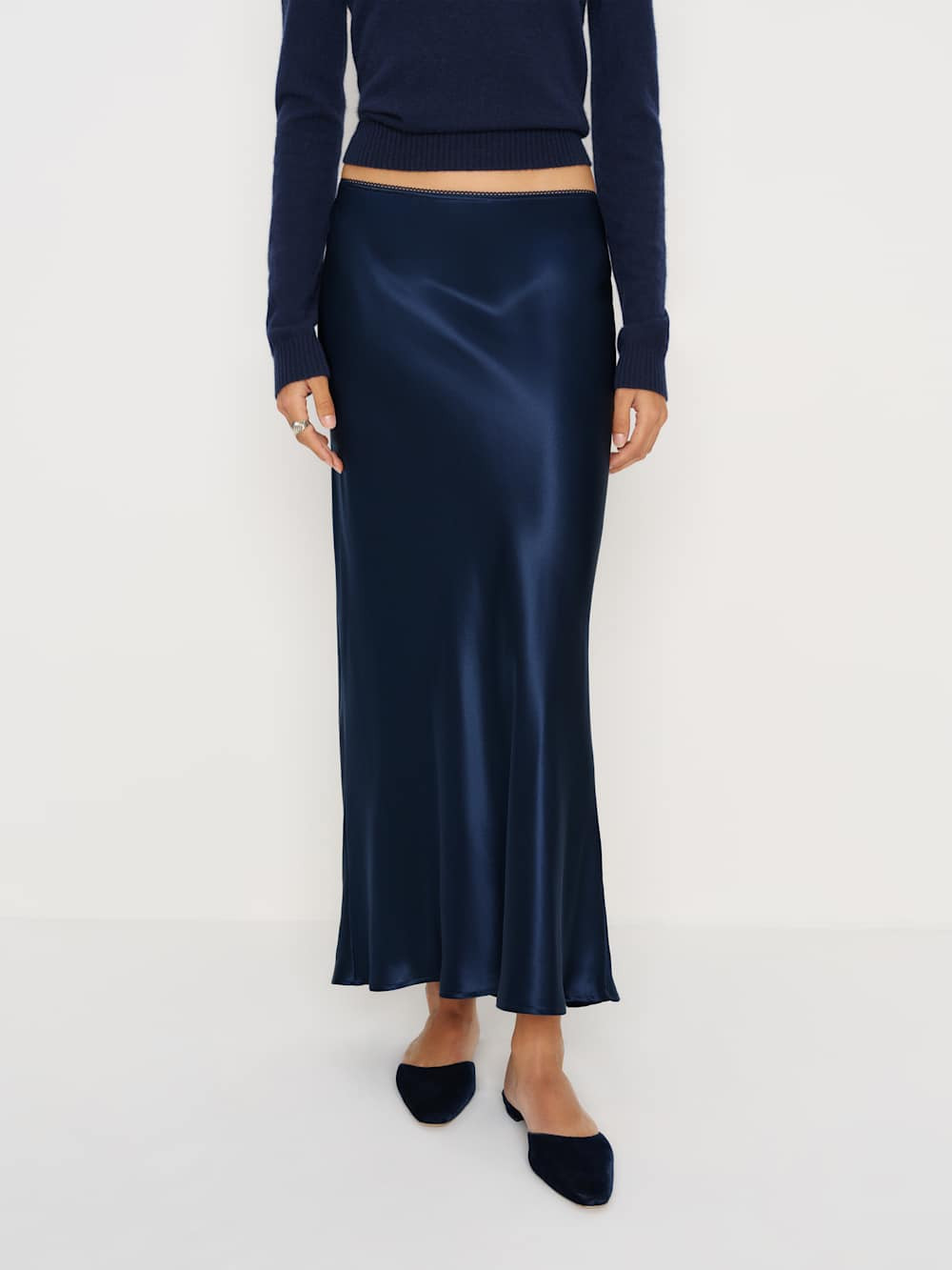 Layla Silk Skirt | Reformation (Global)