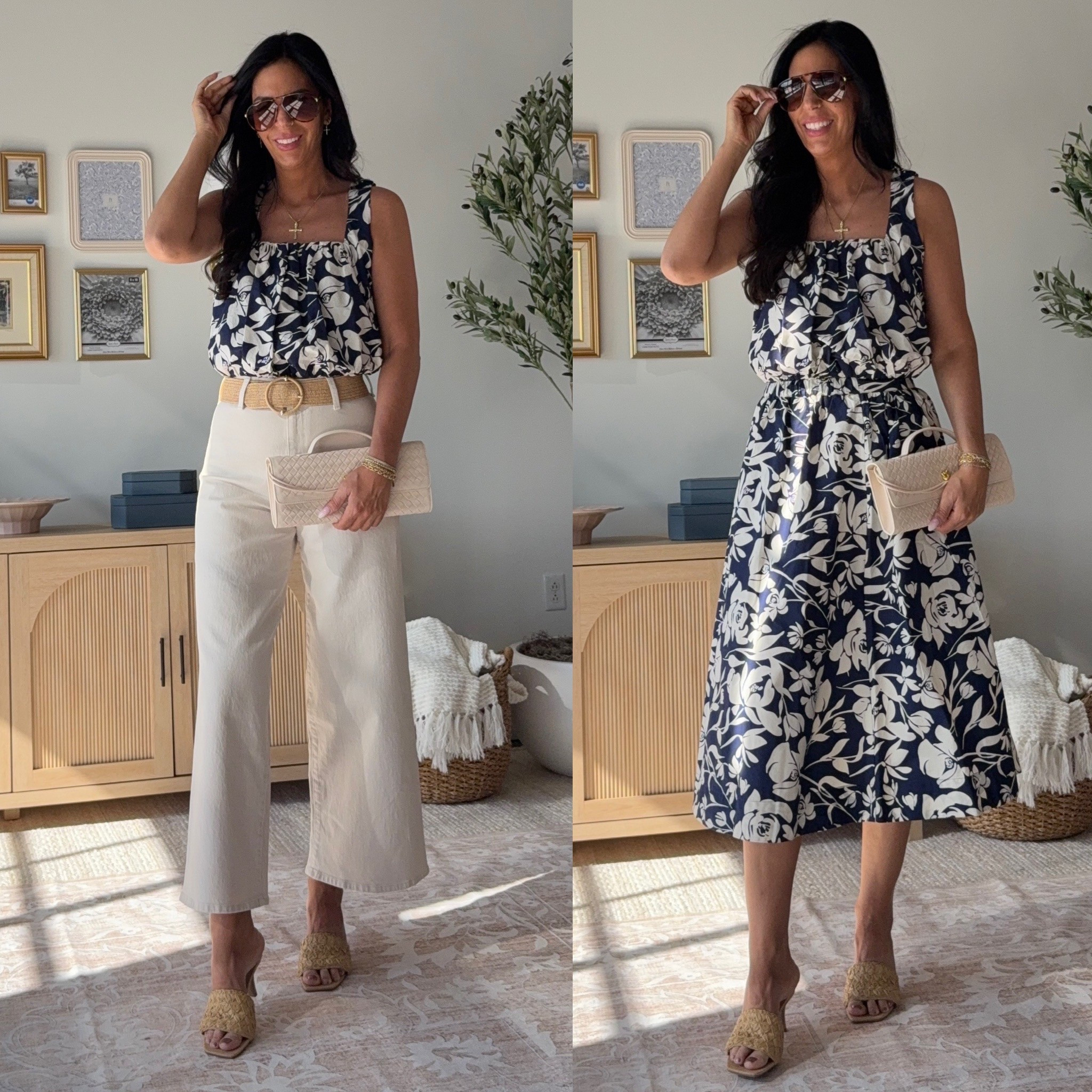 One target set worn multiple ways 
Tank- small 
Skirt- small 
Pants- size up (wearing a size 4)
Perfect for event like graduation, event dress. 

#LTKParties #LTKFindsUnder50 #LTKU