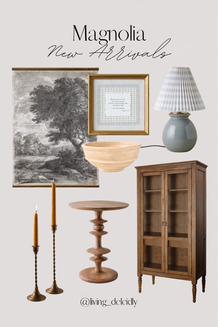 New arrivals at Magnolia✨

Wall Tapestry | Framed Picture | Pleated Table Lamp | Decorative Bowl | Brass Candleholders | Wooden Side Table | Hutch Cabinet

#LTKHome