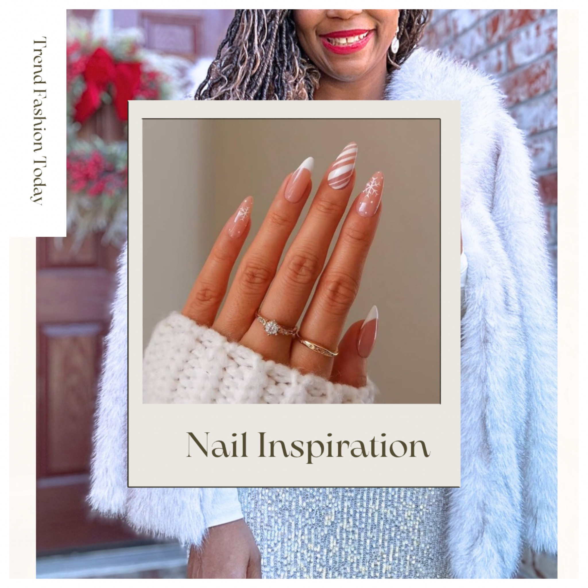 This was my nail inspiration and they are actually clip on nails from Amazon under eight dollars. Have you ever done clip on’s? 

#LTKHoliday #LTKParties #LTKBeauty