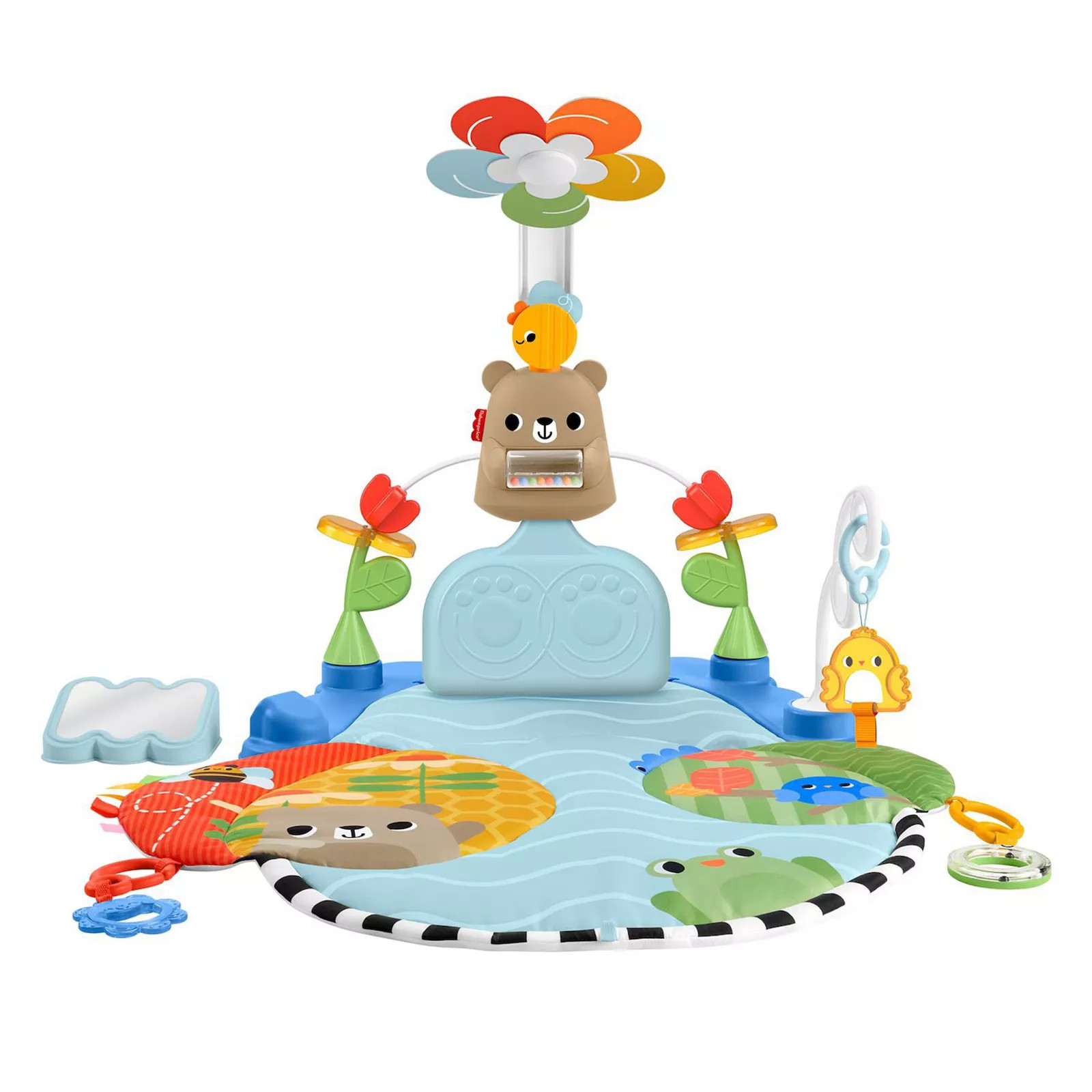 Fisher-Price 3-in-1 Kick & Sway Activity Gym Play Mat & Sensory Toys, Multi | Kohl's