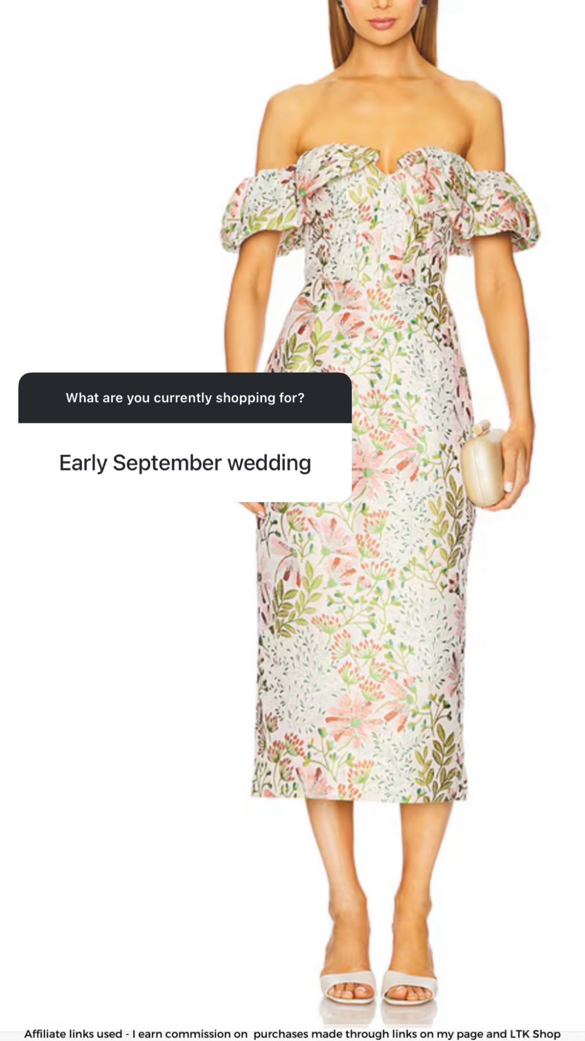 Early September wedding guest dress 🕊️💍✨

#LTKWedding