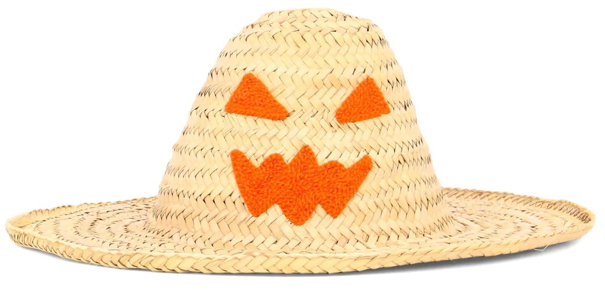 Personalized Handmade Halloween Straw Hat for Adult - Halloween Gift (Model 1) | OXYLION