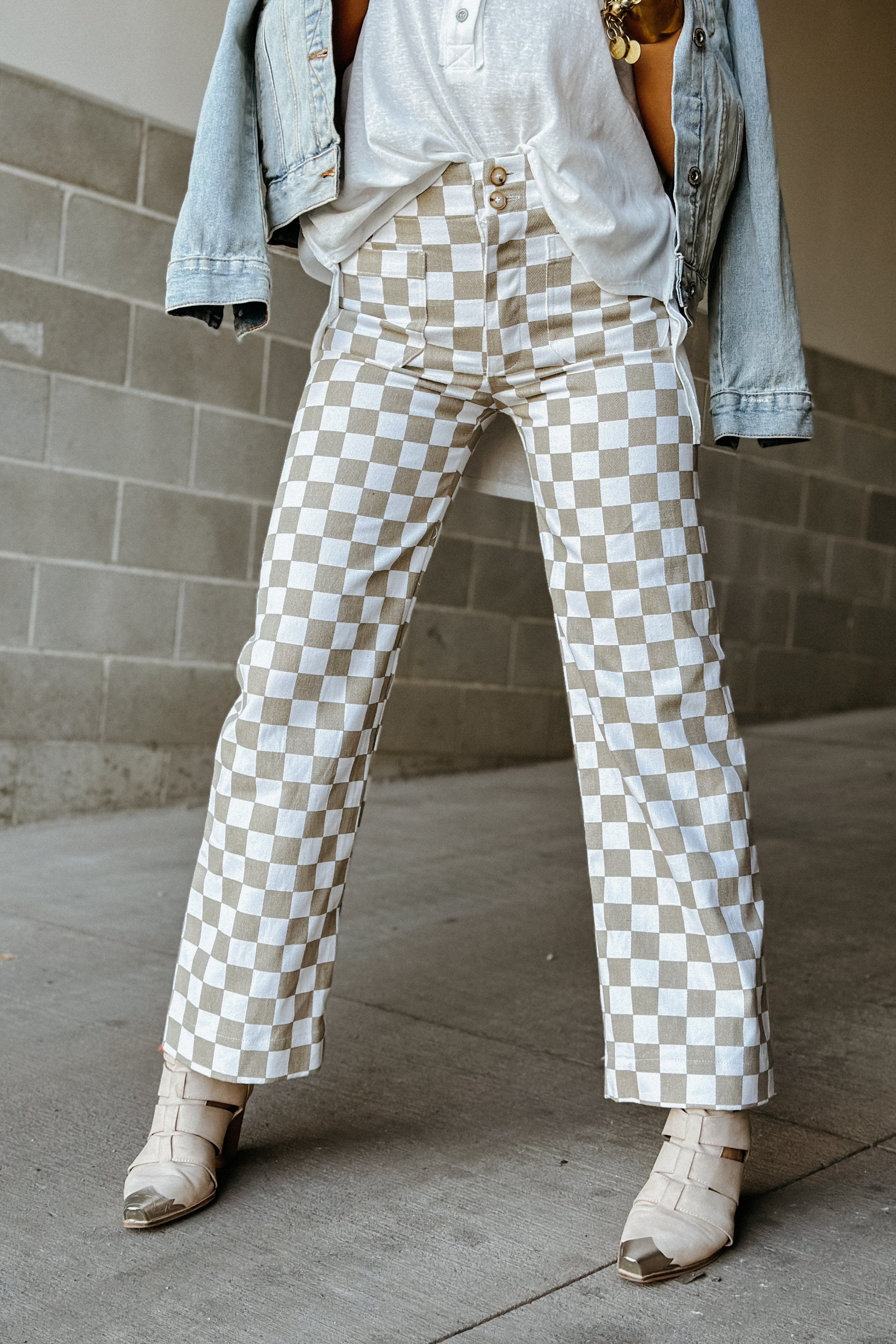 Demi Checkered Pants | Mindy Mae's Market