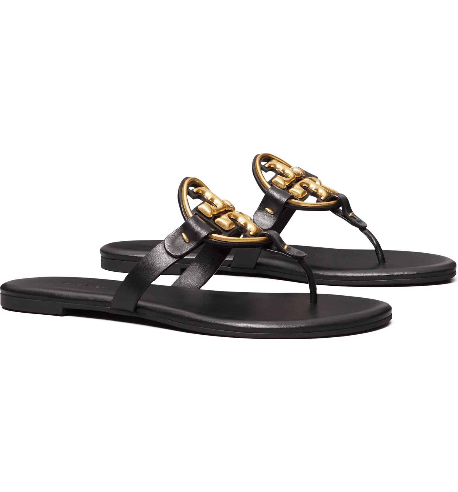Soft Metal Miller Leather Sandal | Nordstrom