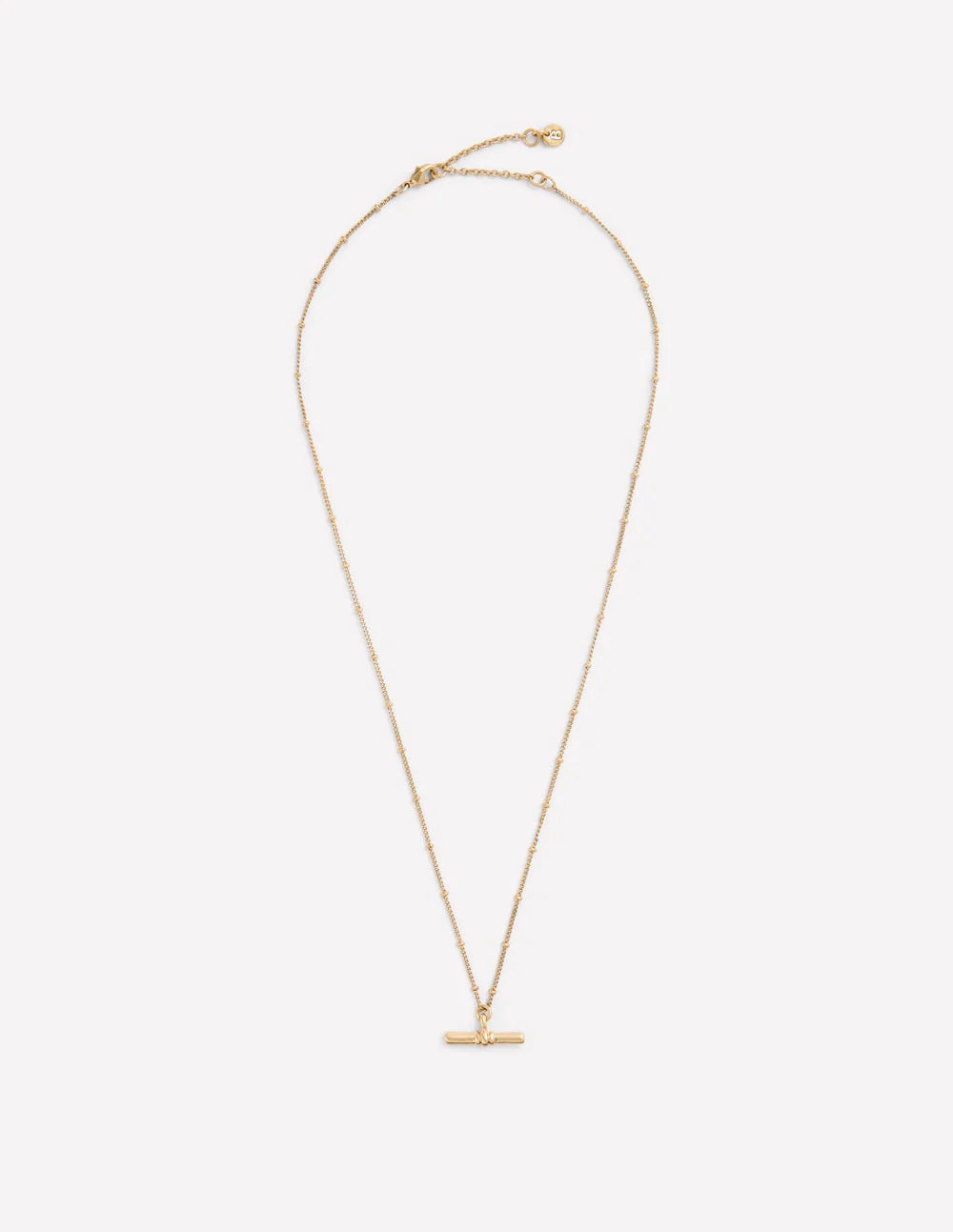 Fine T-bar Pendant Necklace-Gold Colour | Boden (US)