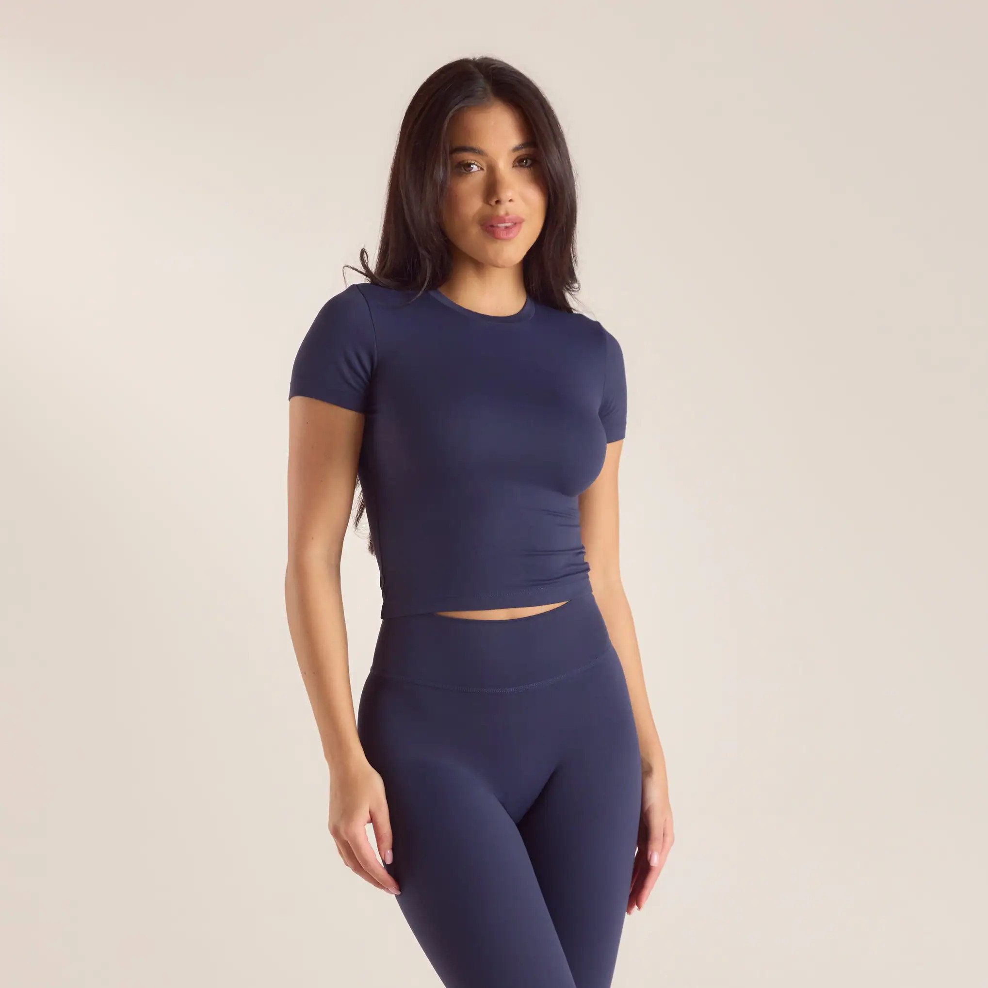 Classic Fitted Top - Ink Blue | Lounge UK