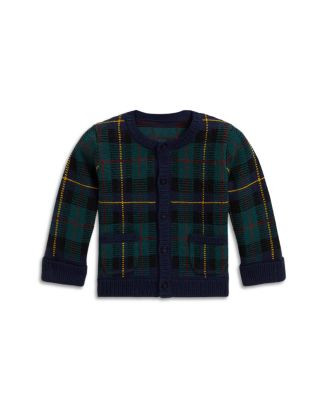 Boys' Plaid Washable Wool Cardigan - Baby | Bloomingdale's (US)