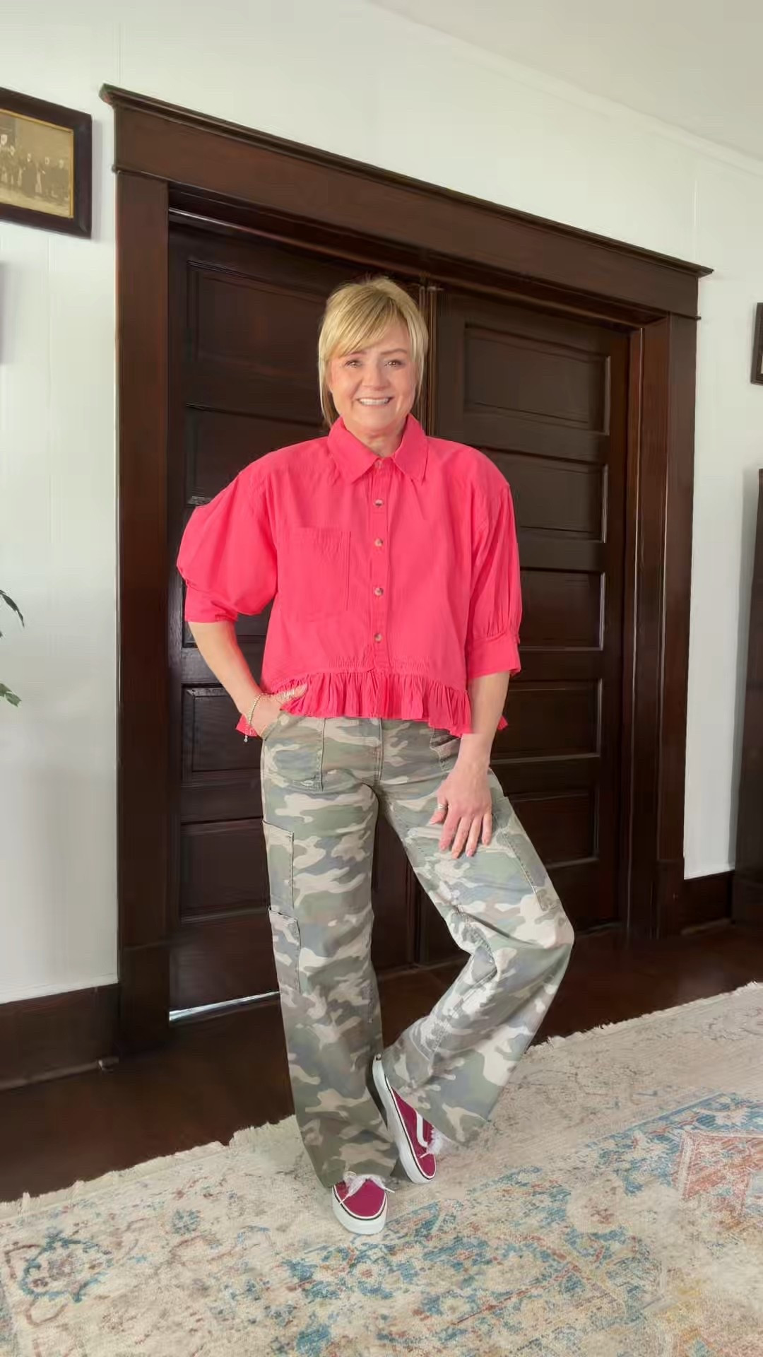 Mature casual outfit. 
Wearing my true size in everything.  

#LTKOver40 #LTKootd