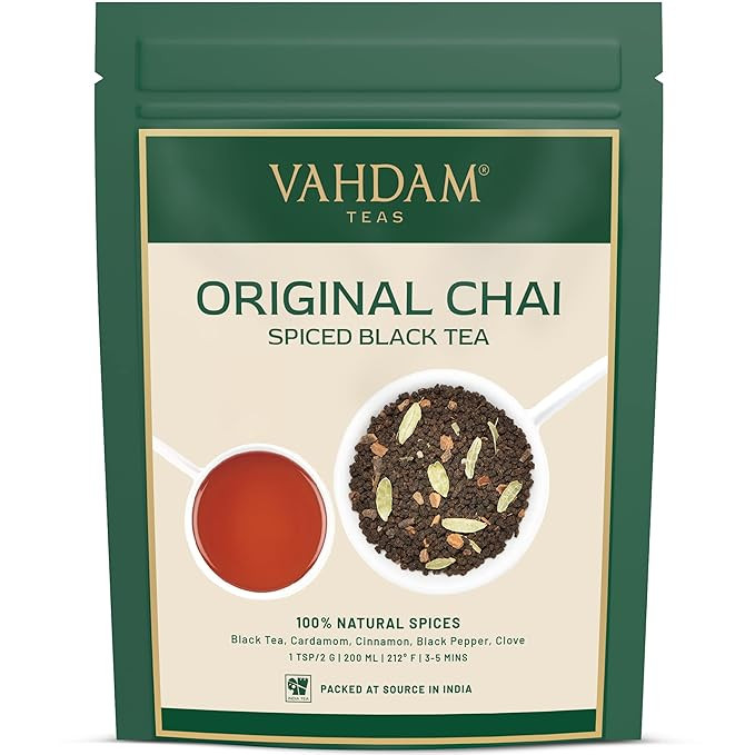 VAHDAM, India's Original Masala Chai Tea Loose Leaf 170+ Cups (340g/12oz) | 100% NATURAL INGREDIE... | Amazon (US)